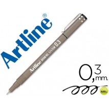 ROTULADOR ARTLINE CALIBRADO MICROMETRICO NEGRO EK-233 0.3 MM -RESISTENTE AL AGUA