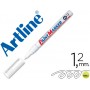 ROTULADOR ARTLINE MARCADOR PERMANENTE EK-440 XF BLANCO -PUNTA REDONDA 1.2 MM -METAL CAUCHO Y PLASTIC
