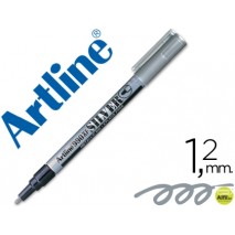 ROTULADOR ARTLINE MARCADOR PERMANENTE TINTA METALICA EK-990 PLATA -PUNTA REDONDA 1.2 MM