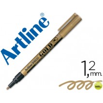 ROTULADOR ARTLINE MARCADOR PERMANENTE PUNTA METALICA EK-990 ORO -PUNTA REDONDA 1.2 MM