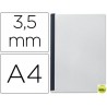TAPA DE ENCUADERNACION CHANNELFLEXIBLE 35541 NEGRA LOMO AA CAPACIDAD 10/35 HOJAS