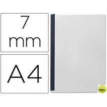 TAPA DE ENCUADERNACION CHANNELFLEXIBLE 35546 NEGRA LOMO A CAPACIDAD 36/70 HOJAS