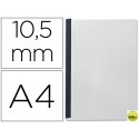 TAPA DE ENCUADERNACION CHANNELFLEXIBLE 35551 NEGRA LOMO B CAPACIDAD 71/105 HOJAS
