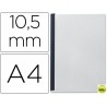 TAPA DE ENCUADERNACION CHANNELFLEXIBLE 35551 NEGRA LOMO B CAPACIDAD 71/105 HOJAS