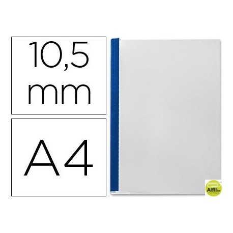 TAPA DE ENCUADERNACION CHANNELFLEXIBLE 35552 AZUL LOMO B CAPACIDAD 71/105 HOJAS