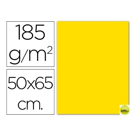 CARTULINA GUARRO GUALDA -50X65 CM -185 GR