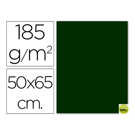 CARTULINA GUARRO VERDE AMAZONA-50X65 CM -185 GR