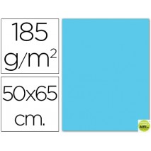 CARTULINA GUARRO AZUL CIELO -50X65 CM -185 GR