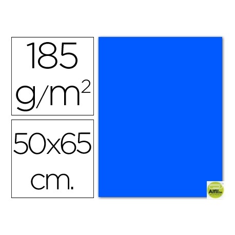 CARTULINA GUARRO AZUL MAR -50X65 CM -185 GR