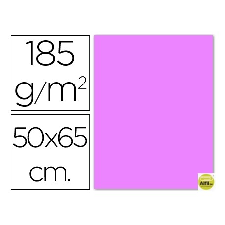 CARTULINA GUARRO LILA -50X65 CM -185 GR