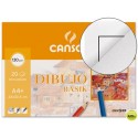 BLOC DIBUJO BASIK DIN A4 ENCOLADO CON RECUADRO 23 X 32.5 CM