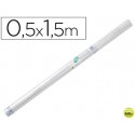 ROLLO PLASTICO ADHESIVO LIDERPAPEL 0.50X1.50 50 MC -FORRALIBROS REMOVIBLE