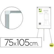 PIZARRA BLANCA Q-CONNECT CON TRIPODE PARA CONFERENCIAS 75X105 MELAMINA