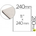 PAPEL CONTINUO 240X11 BLANCO -2 HOJAS -CAJA DE 1500 JUEGOS