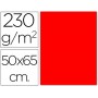 CARTULINA FLUORESCENTE ROJA 50X65 CM