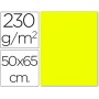 CARTULINA FLUORESCENTE AMARILLA 50X65 CM