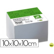 TACO LIDERPAPEL ENCOLADO 100 X 100 X 100MM BLANCO