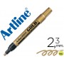 ROTULADOR ARTLINE MARCADOR PERMANENTE TINTA METALICA EK-900 ORO -PUNTA REDONDA 2.3 MM
