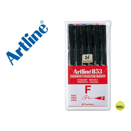 ROTULADOR ARTLINE RETROPROYECCION PUNTA FIBRA EK-853 6W -BOLSA DE 6 ROTUL. -PUNTA REDONDA 0.5 MM