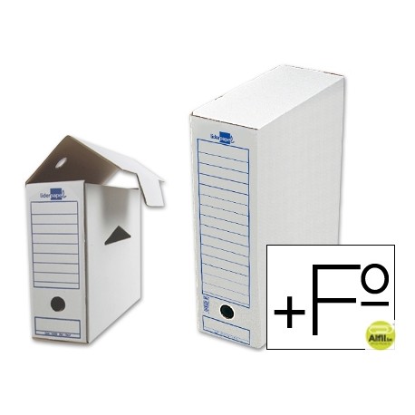 CAJA ARCHIVO DEFINITIVO LIDERPAPEL 105 FOLIO PROLONGADO