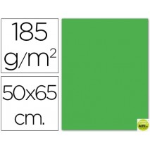 CARTULINA GUARRO VERDE MANZANA-50X65 CM -185 GR