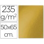 CARTULINA LIDERPAPEL 50X65 CM 235G/M2 METALIZADA ORO