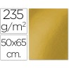 CARTULINA LIDERPAPEL 50X65 CM 235G/M2 METALIZADA ORO
