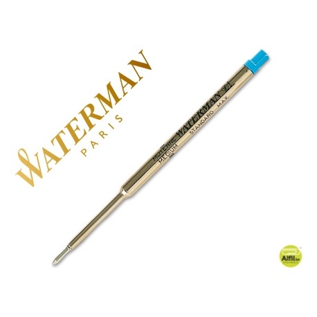 RECAMBIO BOLIGRAFO WATERMAN -STANDAR MAXIMA-53426-AZUL