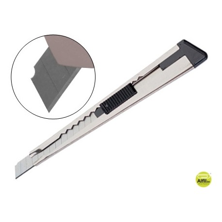 CUTER METALICO Q-CONNECT CON FUNDA CUCHILLA ESTRECHA