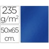 CARTULINA LIDERPAPEL 50X65 CM 235G/M2 METALIZADA AZUL