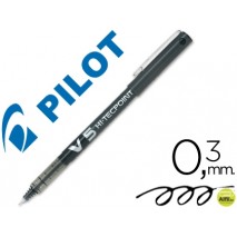 ROTULADOR PILOT PUNTA AGUJA V-5 NEGRO 0.5 MM