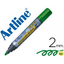 ROTULADOR ARTLINE PIZARRA EK-517 VERDE -PUNTA REDONDA 2 MM -TINTA DE BAJO OLOR