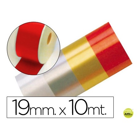 CINTA FANTASIA 10 MT X 19 MM ROJO