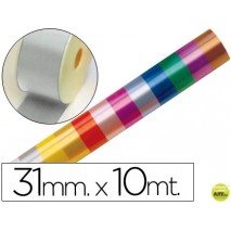 CINTA FANTASIA 10 MT X 31 MM PLATA