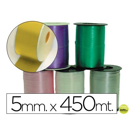 CINTA FANTASIA 450 MT X 5 MM ORO