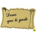 ETIQUETAS FELICIDADES -DESEO QUE TE GUSTE -ROLLO DE 450 ETIQUETAS
