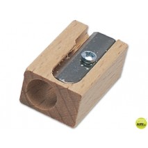 SACAPUNTAS MOR 400.0 -MADERA RECTANGULAR 1 USO