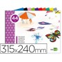 BLOC TRABAJOS MANUALES LIDERPAPEL MULTIPLE 240X315MM 78 HOJAS COLORES SURTIDOS