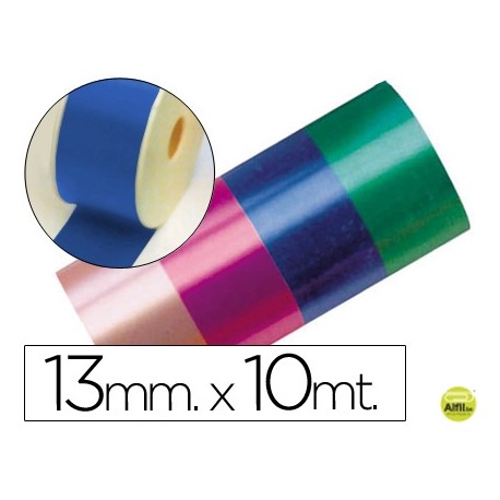 CINTA FANTASIA 10 MT X 13 MM AZUL