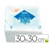SERVILLETA ALGODON 30X30 CM -1 CAPA -PAQUETE DE 100 UNIDADES
