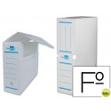 CAJA ARCHIVO DEFINITIVO PLASTICO LIDERPAPEL BLANCO TAMAÑO 36X26X10 CM