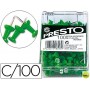 SEÑALIZADOR DE PLANOS PRESTO VERDE -CAJA DE 100 UNIDADES
