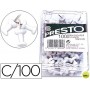 SEÑALIZADOR DE PLANOS PRESTO BLANCO -CAJA DE 100 UNIDADES