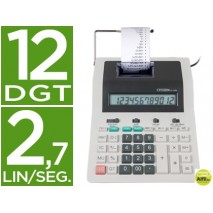 CALCULADORA CITIZEN IMPRESORA PANTALLA PAPEL CX-123 II 12 DIGITOS