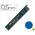 MINAS FABER DE COLORES 9085 0,5 MM AZUL -ESTUCHE DE 12 MINAS