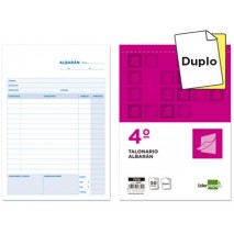 TALONARIO LIDERPAPEL ALBARAN CUARTO ORIGINAL T215