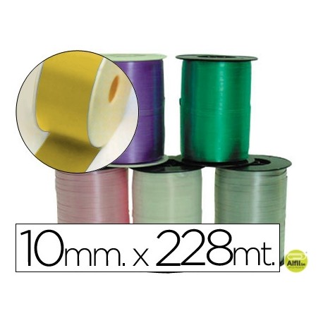 CINTA FANTASIA 228 MT X 10 MM ORO
