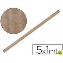 PAPEL KRAFT LIDERPAPEL MARRON -ROLLO 5X1 MT