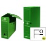 CAJA ARCHIVO DEFINITIVO PLASTICO LIDERPAPEL VERDE TAMAÑO 36X26X10 CM