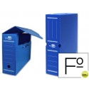 CAJA ARCHIVO DEFINITIVO PLASTICO LIDERPAPEL AZUL TAMAÑO 36X26X10 CM